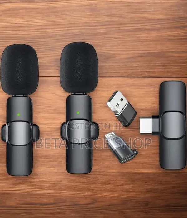 2 in 1 Wireless Microphone for Android and iPhone