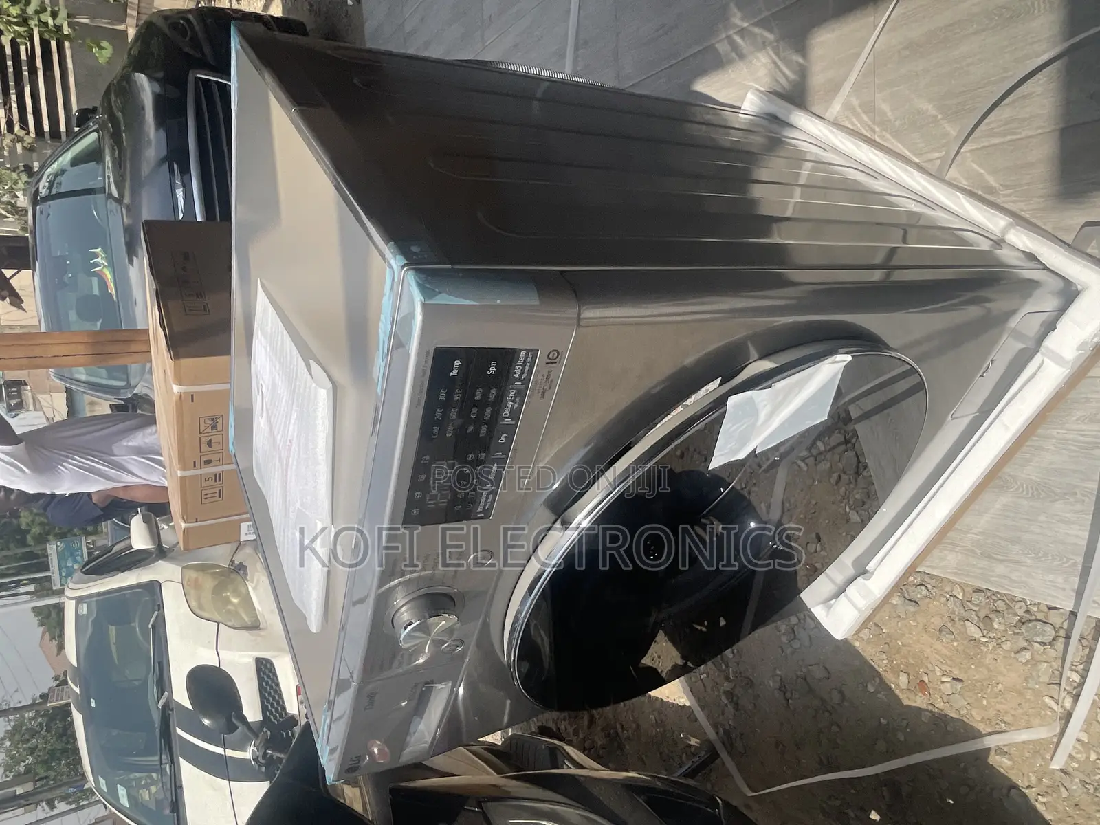 Chrome Rim Glass Door LG 10.5KG Washer & Dryer Wash Machine