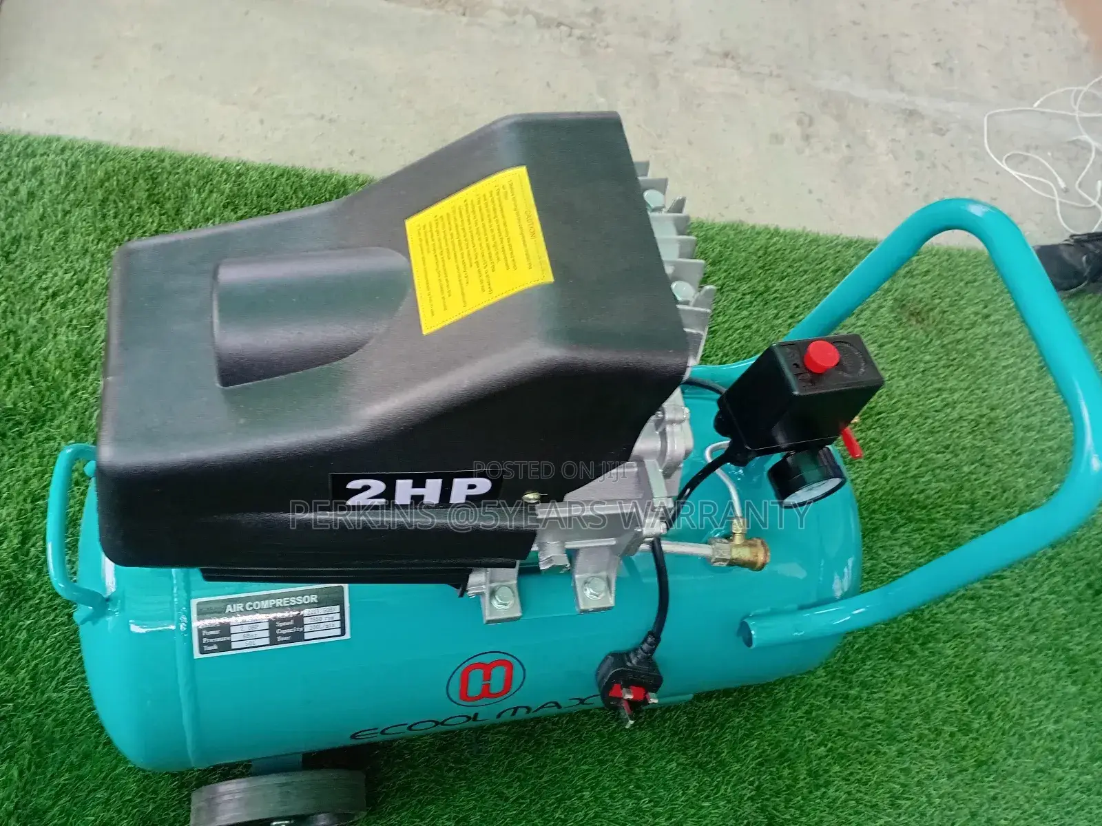 Electric Air Compressor Ecoolmax 2hp Japan Model Made in Jap