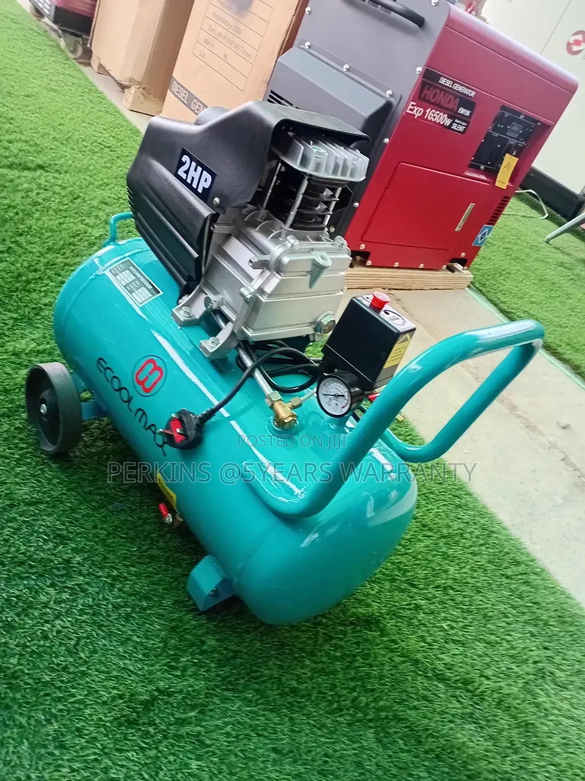 Cylindrical Air Compressor Ecoolmax Japan Model Smart Panel