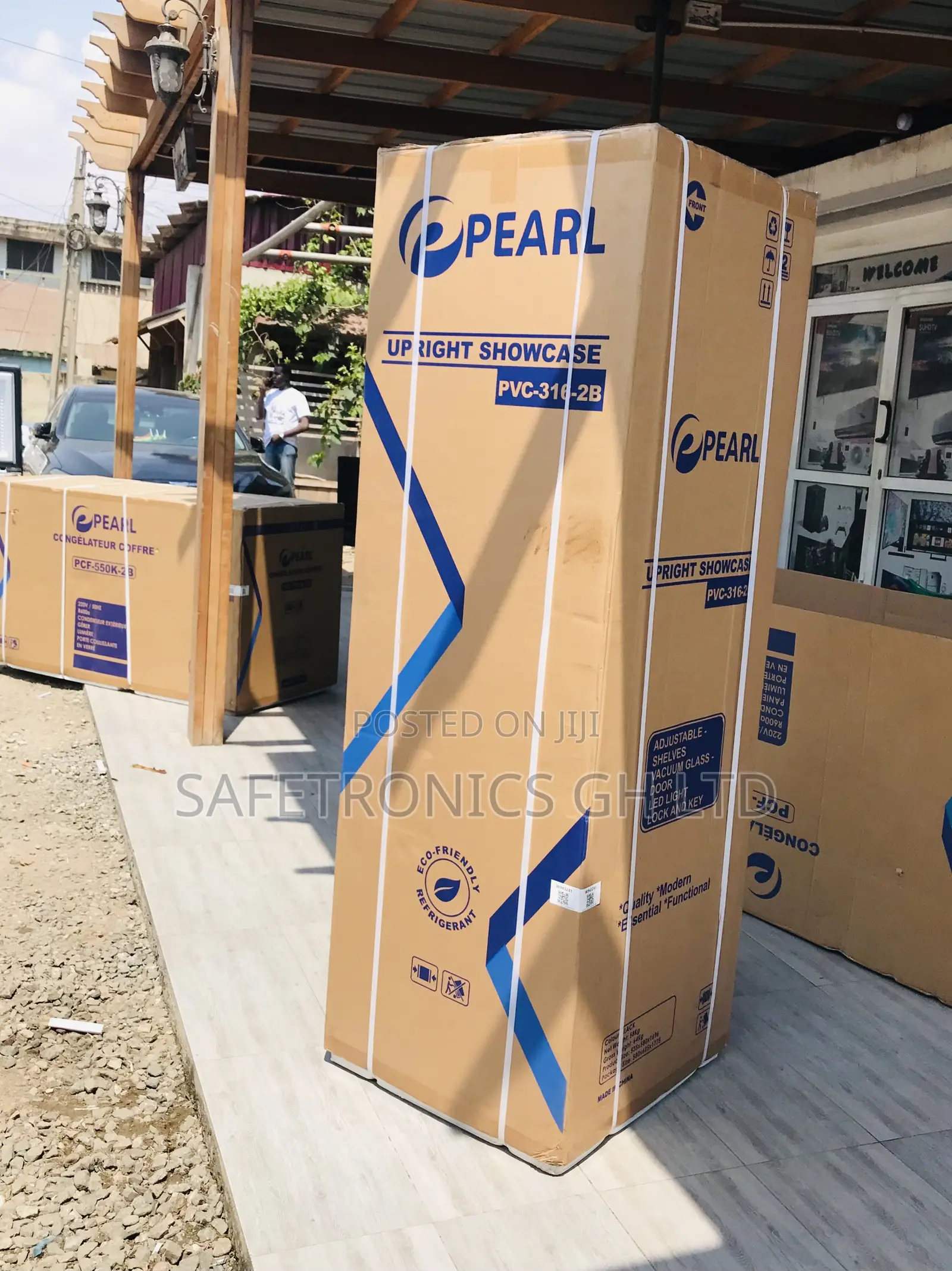 Pearl Iceview Elite 235 Liters Singledoor Display PVC-316-2b