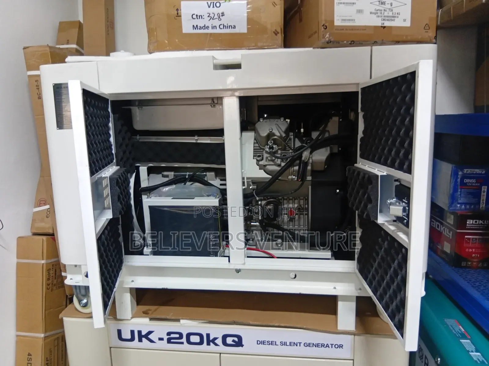 100% Copper Perkins Diesel Engine Generator Silent UK Model