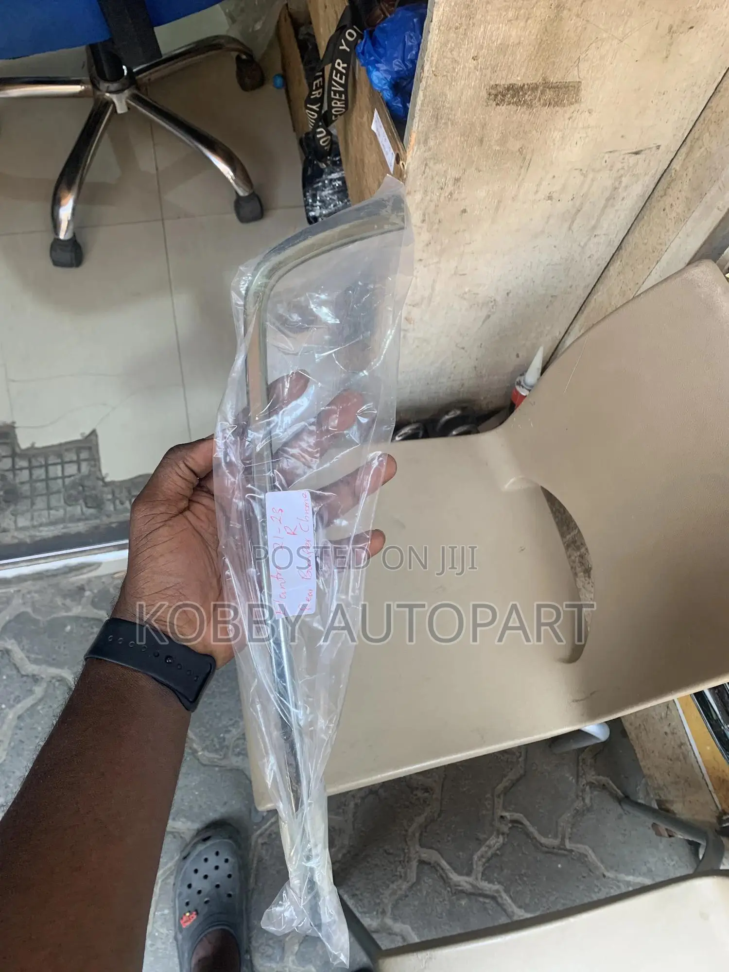 Elantra Back Bumper Chrome Shining 2021 2022 2023