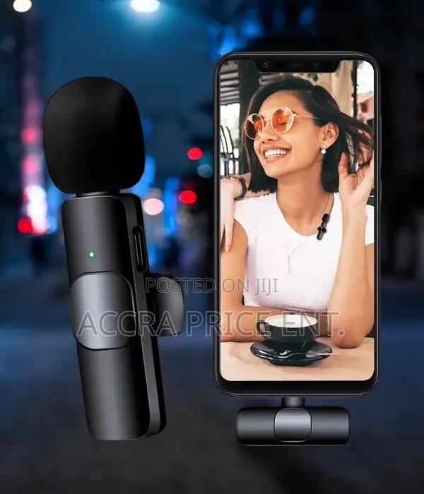 2 in 1 Wireless Microphone for Android and iPhone