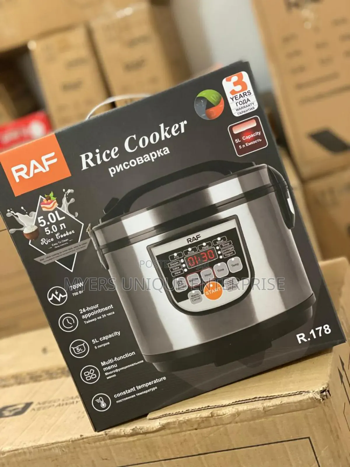 Multi-Functional 5l Raf Rice Cooker