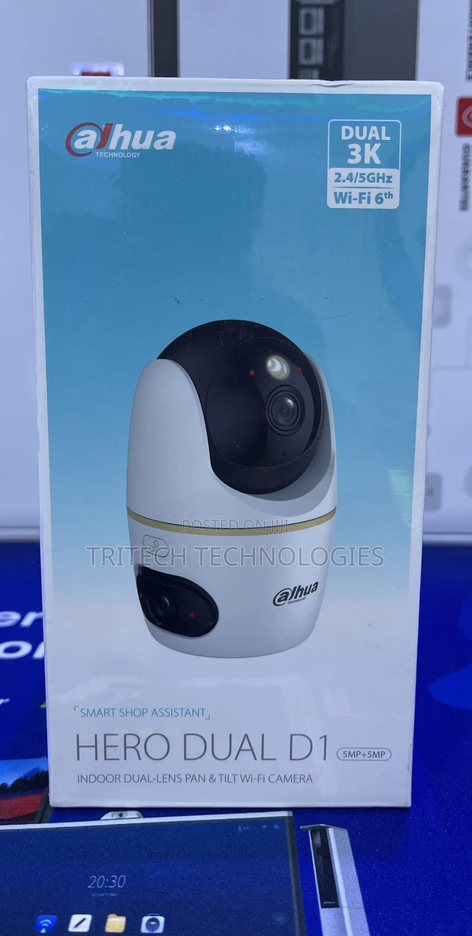 Dahua Wifi Camera 5mp Hero Dual D1 Dual Lens 2way Talk Dh-H5d-5f
