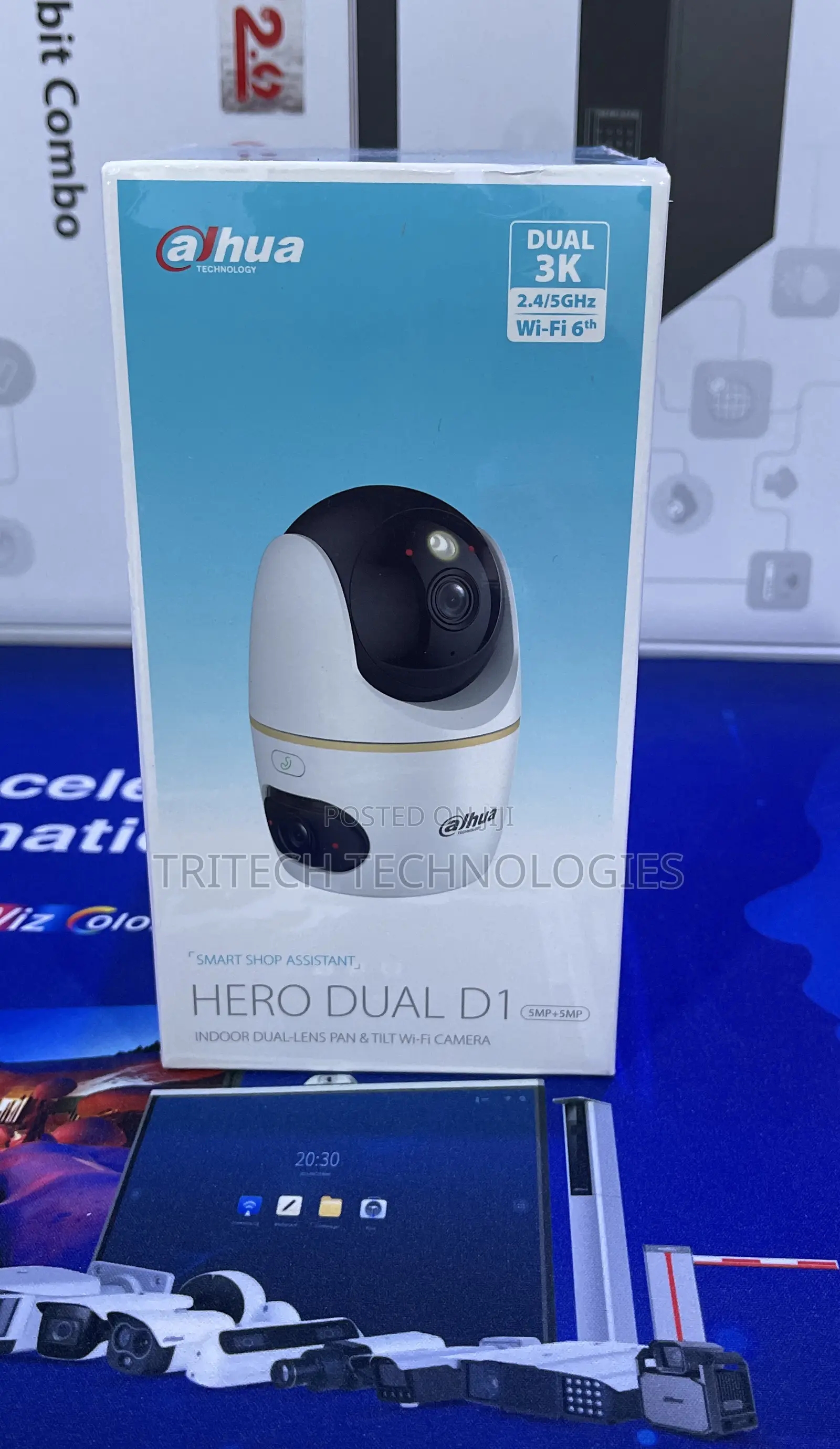 Dahua Wifi Camera 5mp Hero Dual D1 Dual Lens 2way Talk Dh-H5d-5f