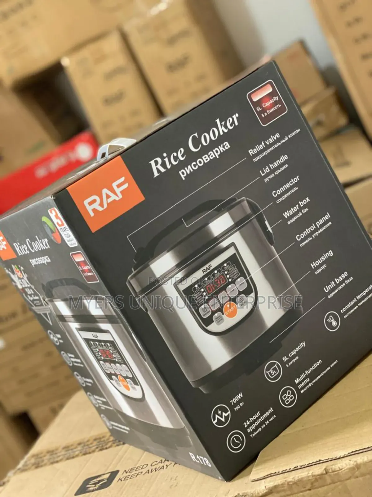 Multi-Functional 5l Raf Cooker
