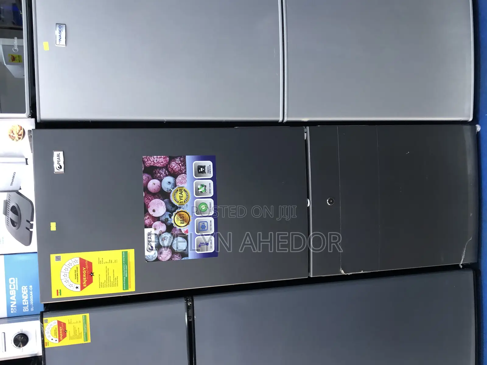 Pearl 158 Liters Double Door Fridge Available as Seen