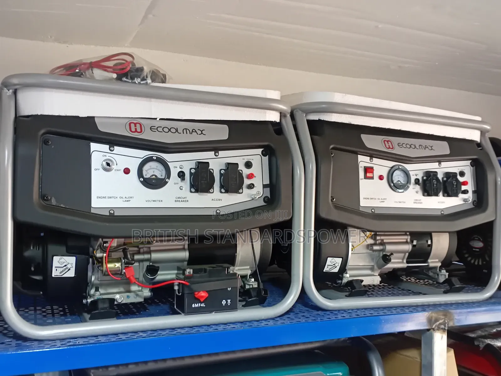 7.0kva Ecoolmax Petrol Key and Pull Start Generators Silent