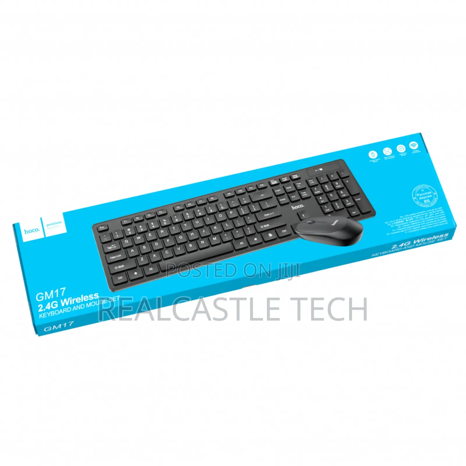 Hoco GM17 Wireless Keyboard and Mouse