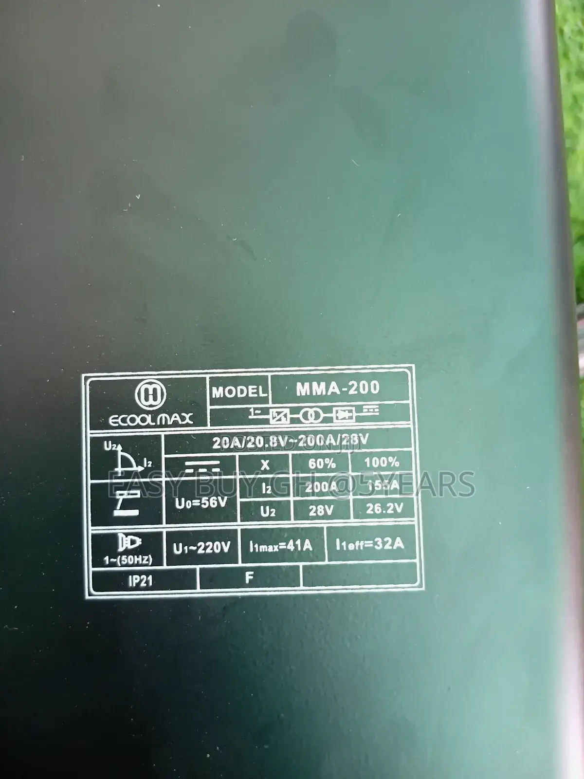 Ecool Max Inverter Welding Machine MMA 200 Long Lasting
