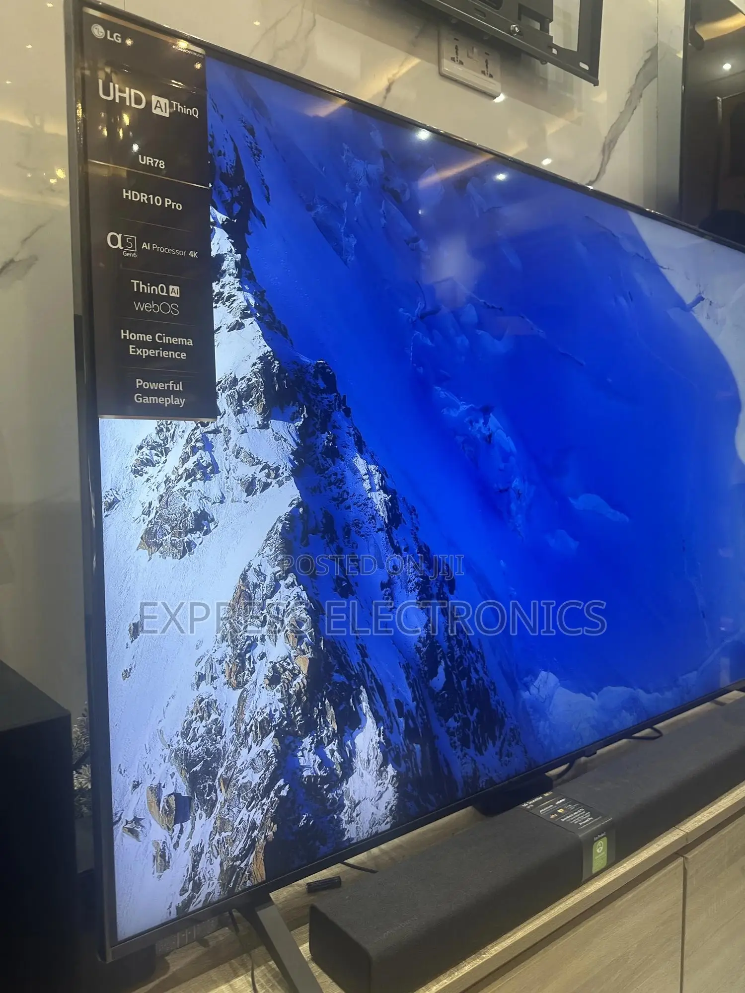 Thinq AI Webso UHD Smart LG 65”UR73