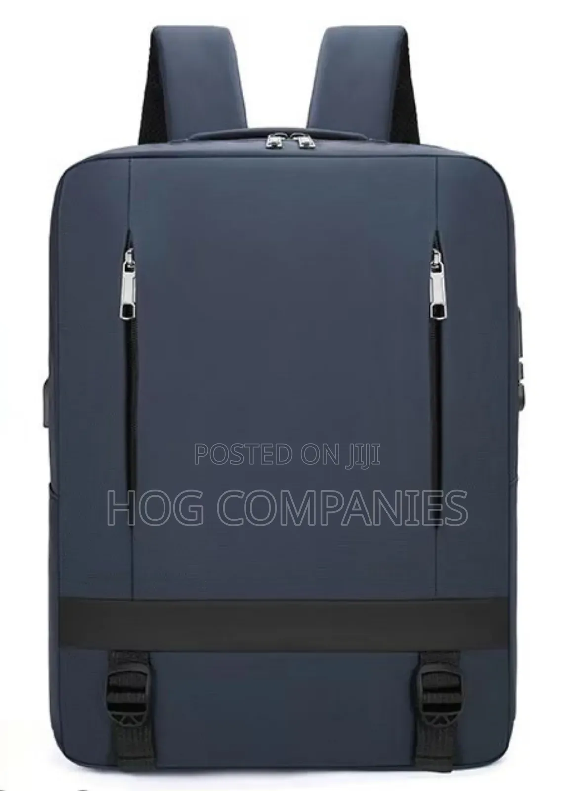 Multifunctional Double Zipped Laptop Backpack