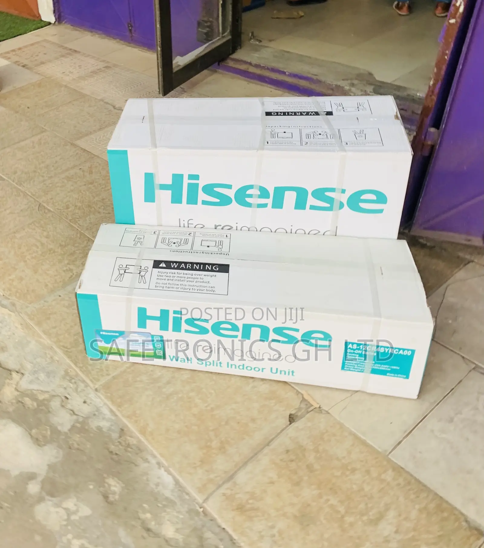 2.0 Hp White Chillzone Hisense R410 Gas Ac