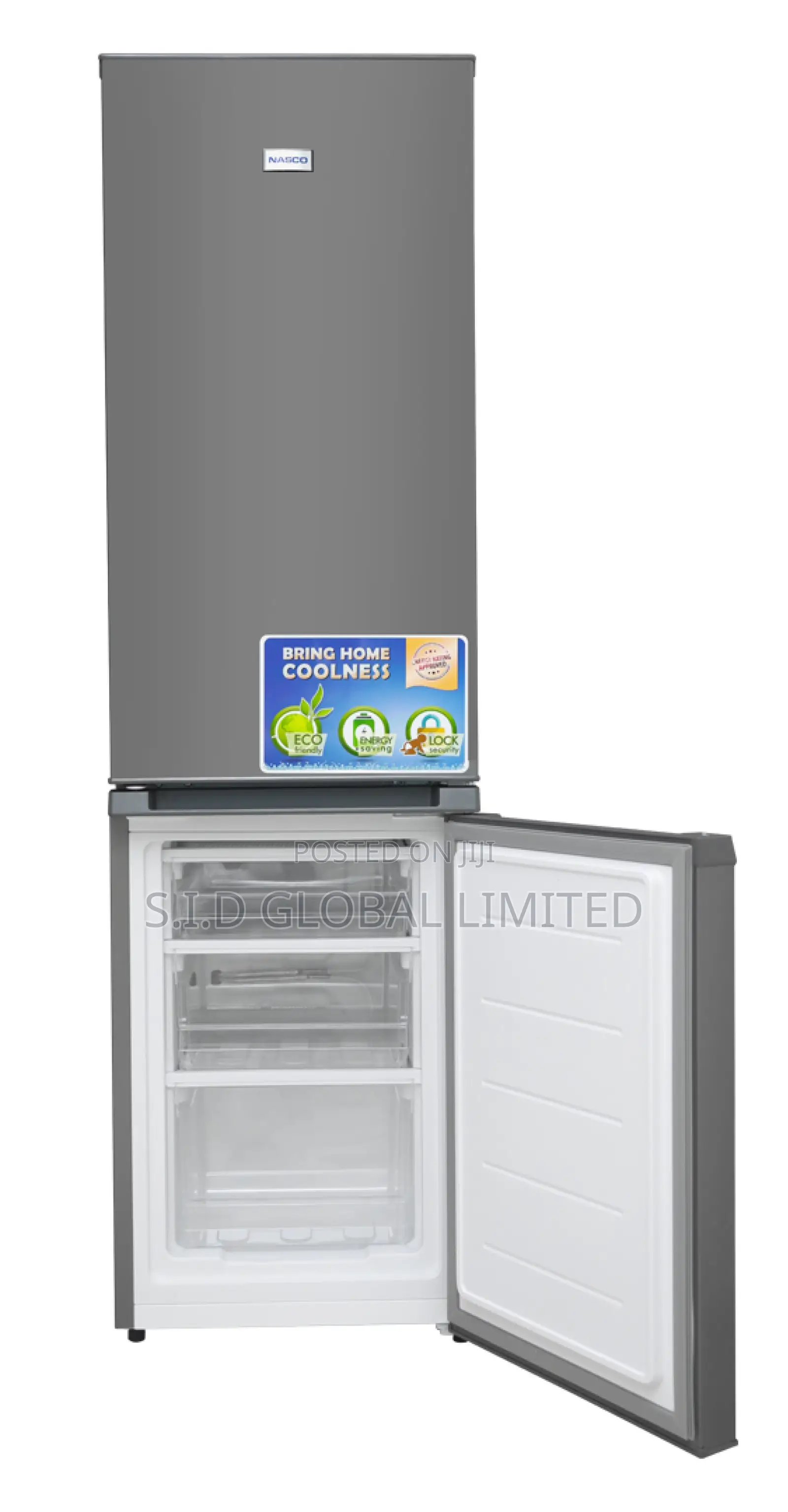 Quality Cooling With NASCO-170LT-BOTTOM-FREEZER-REFRIGERATOR