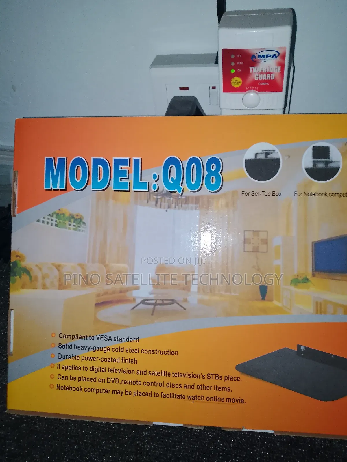 Decoder/DVD Glass Stand