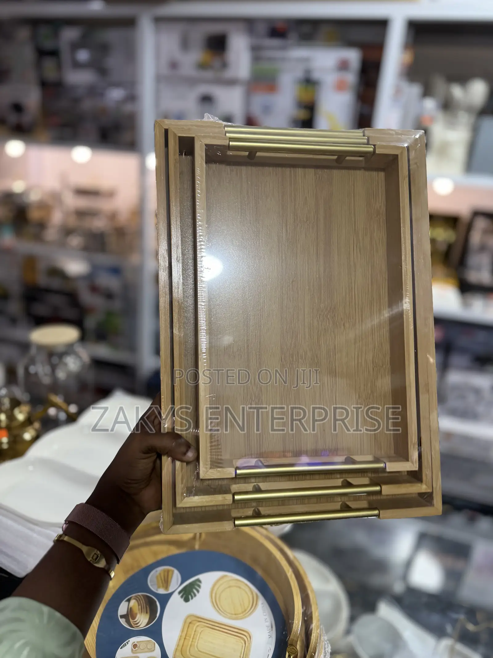 Luxury Bamboo Tray 3 in 1