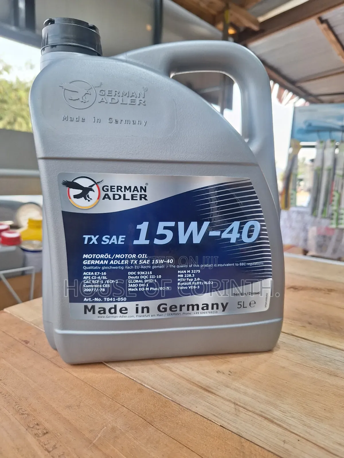 15w40 5litres German Adler Engine Oil