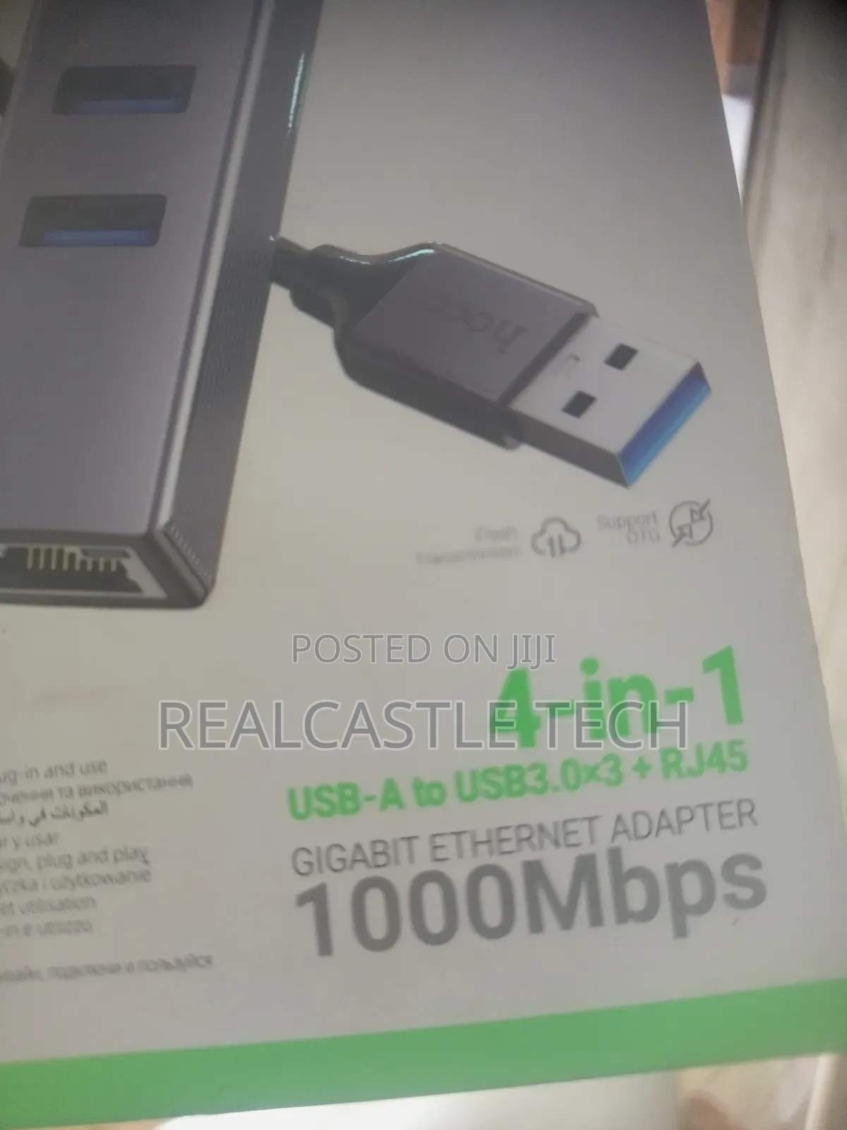 Hoco HB34 4-in-1 Gigabit Ethernet Adapter