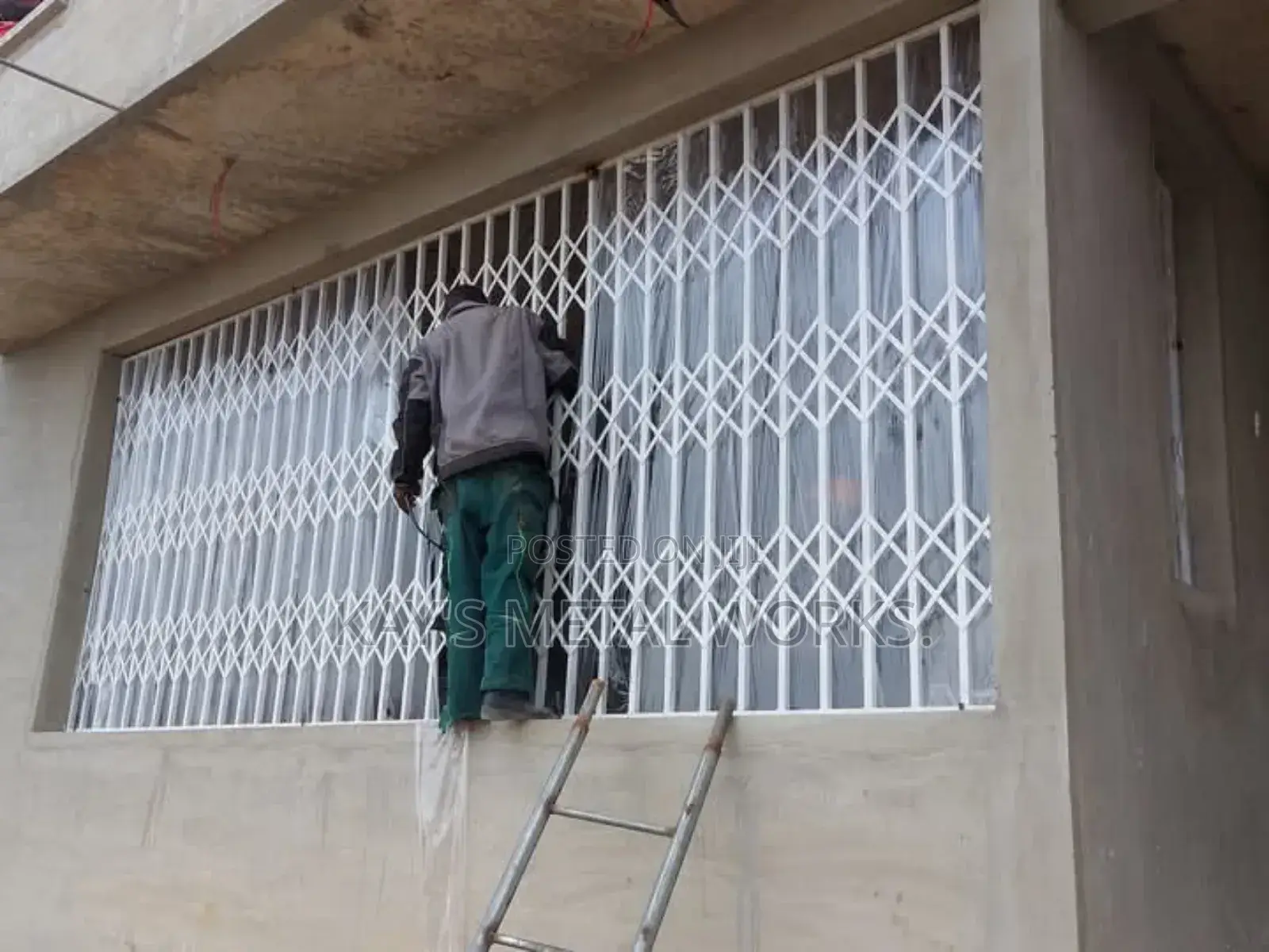 Metal Window Burglar Proof | Galvanized Steel Security Grilles
