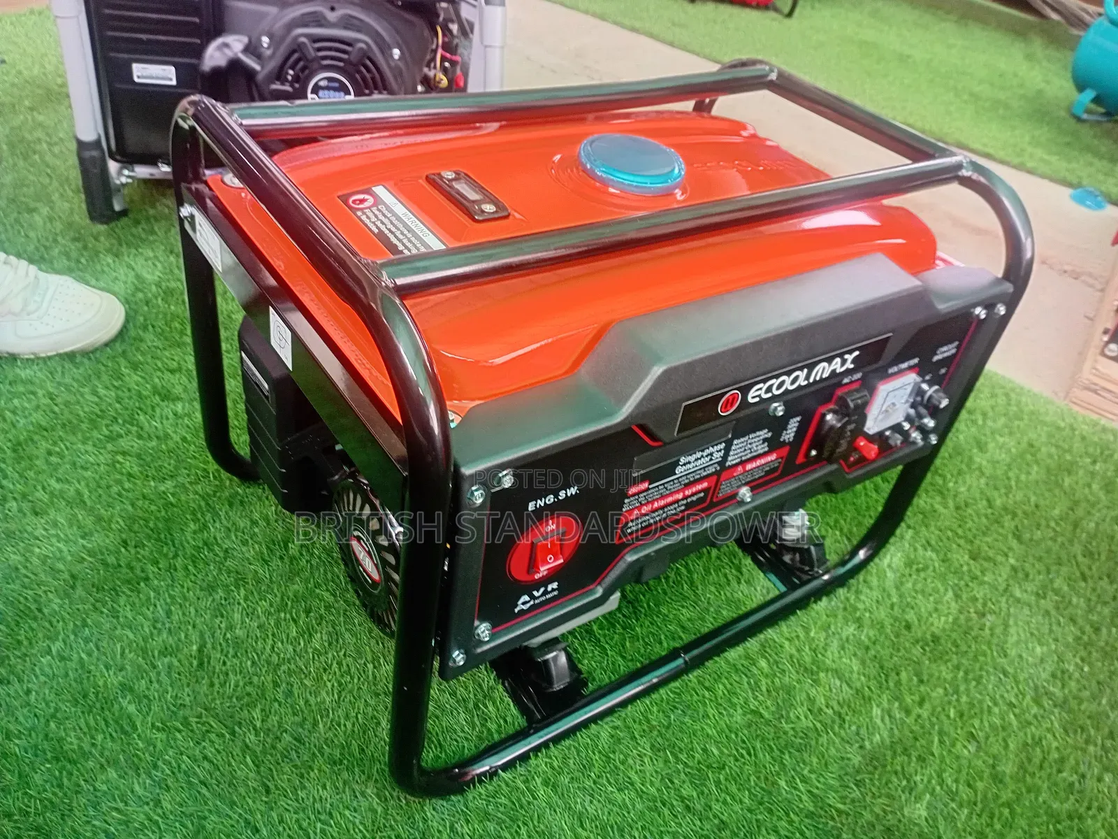 Gasoline Generator Ecoolmax Petrol 7.0kva Pull Start 8000wat