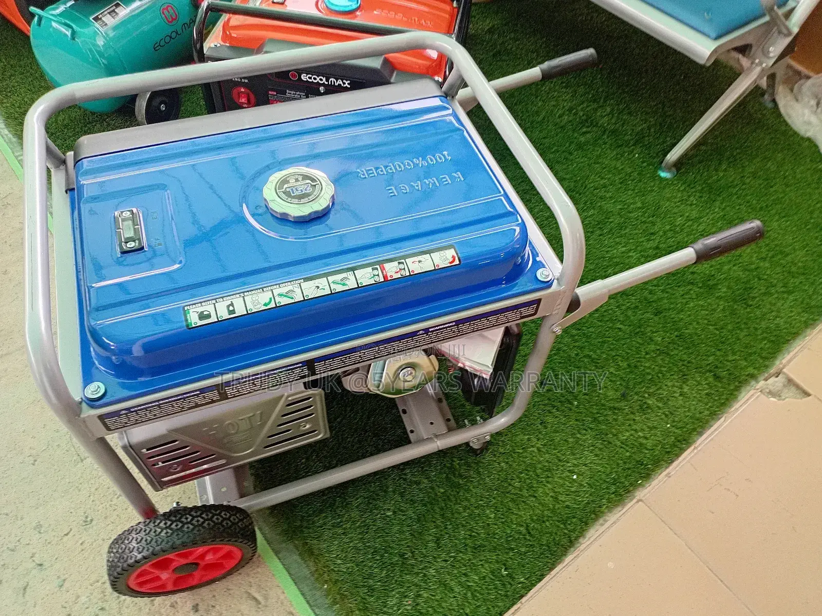 Wheels and Handle 14kva 13000wats Pertrol Kemage Generator