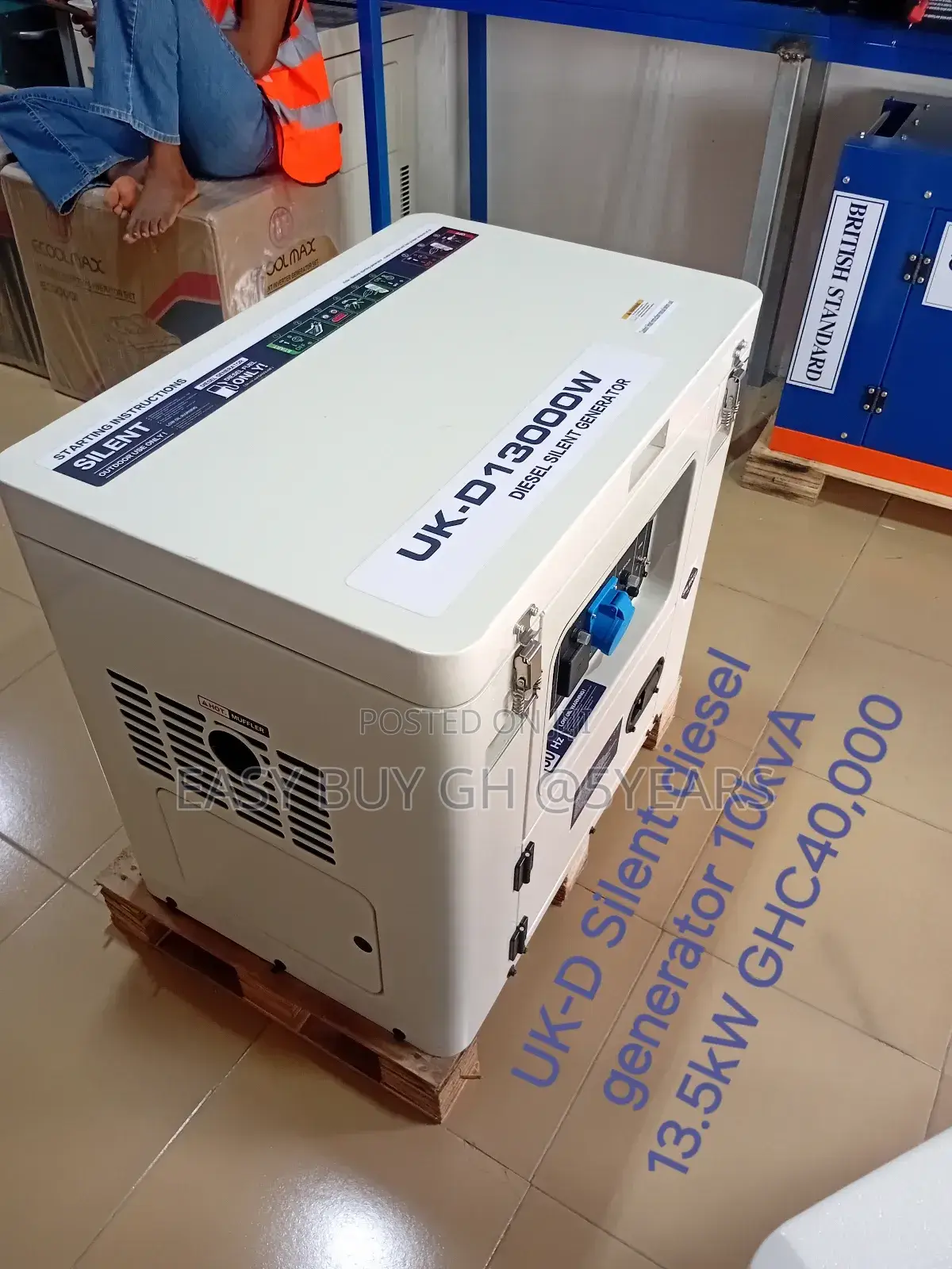 Easy to Start UK-D Silent Diesel Generator Smart Panel