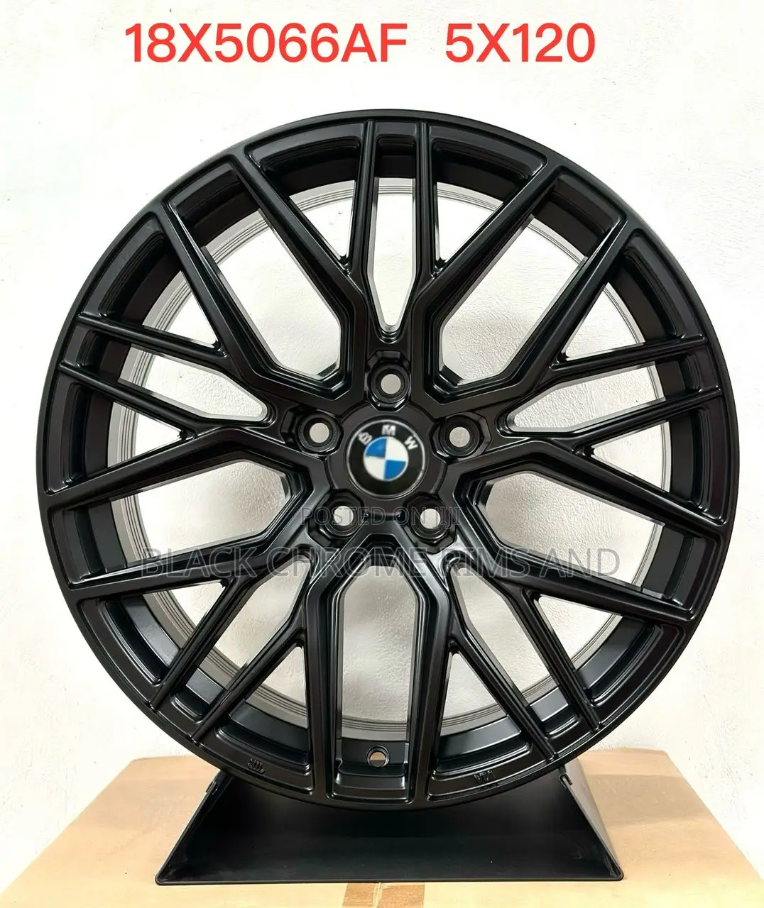 Matt Black Original BMW Rim 18