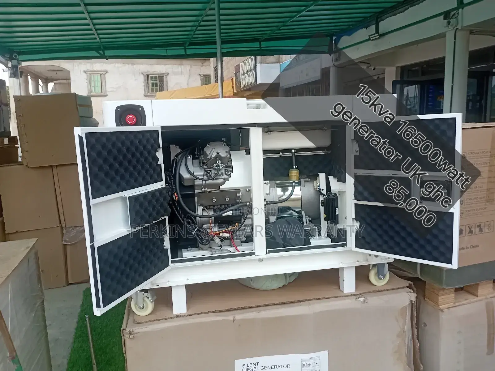 Super Efficiency 15kva 16500wats Diesel Perkins Generator UK