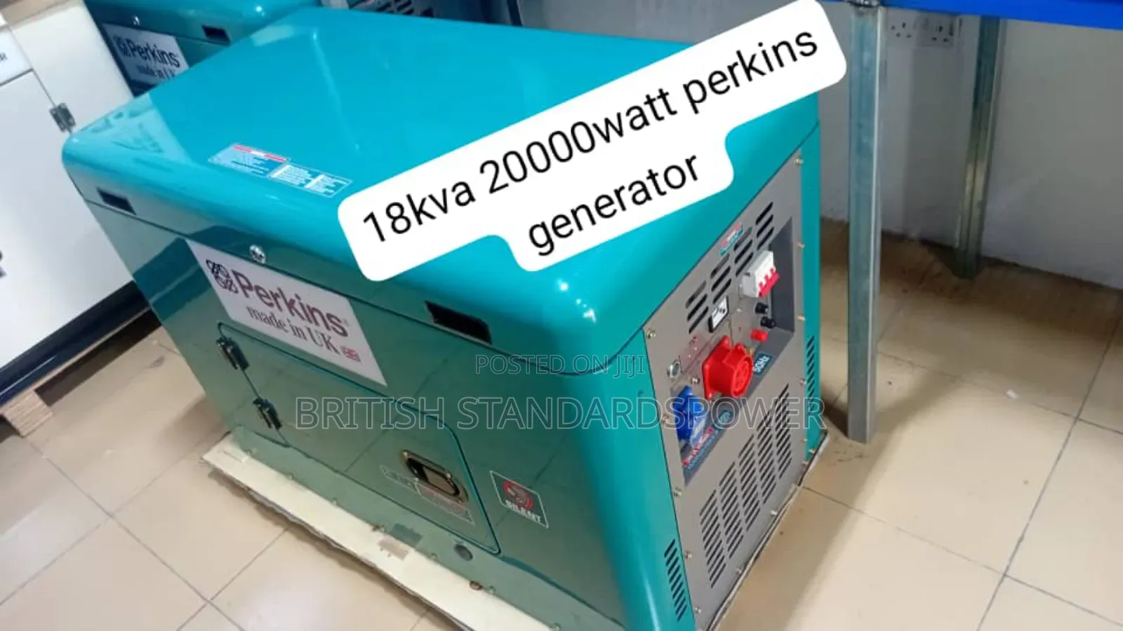 Green Perkins Generator 18kva 20000watt Diesel Generator New
