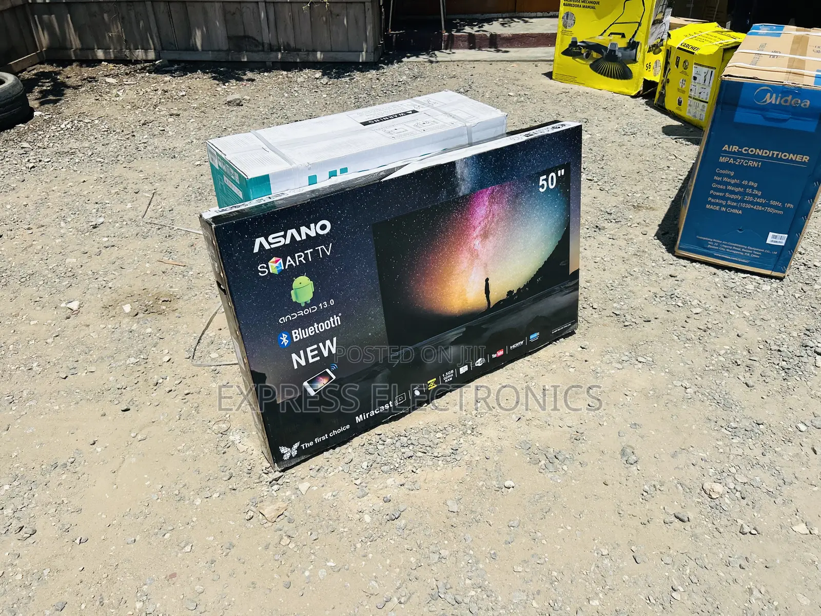Ultra Modern Slim Uhd Android Smart Asano 50”
