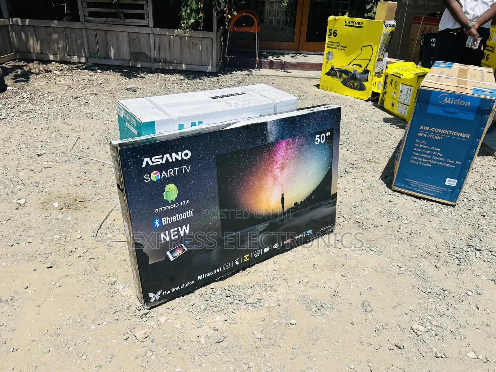 Ultra Modern Slim Uhd Android Smart Asano 50”