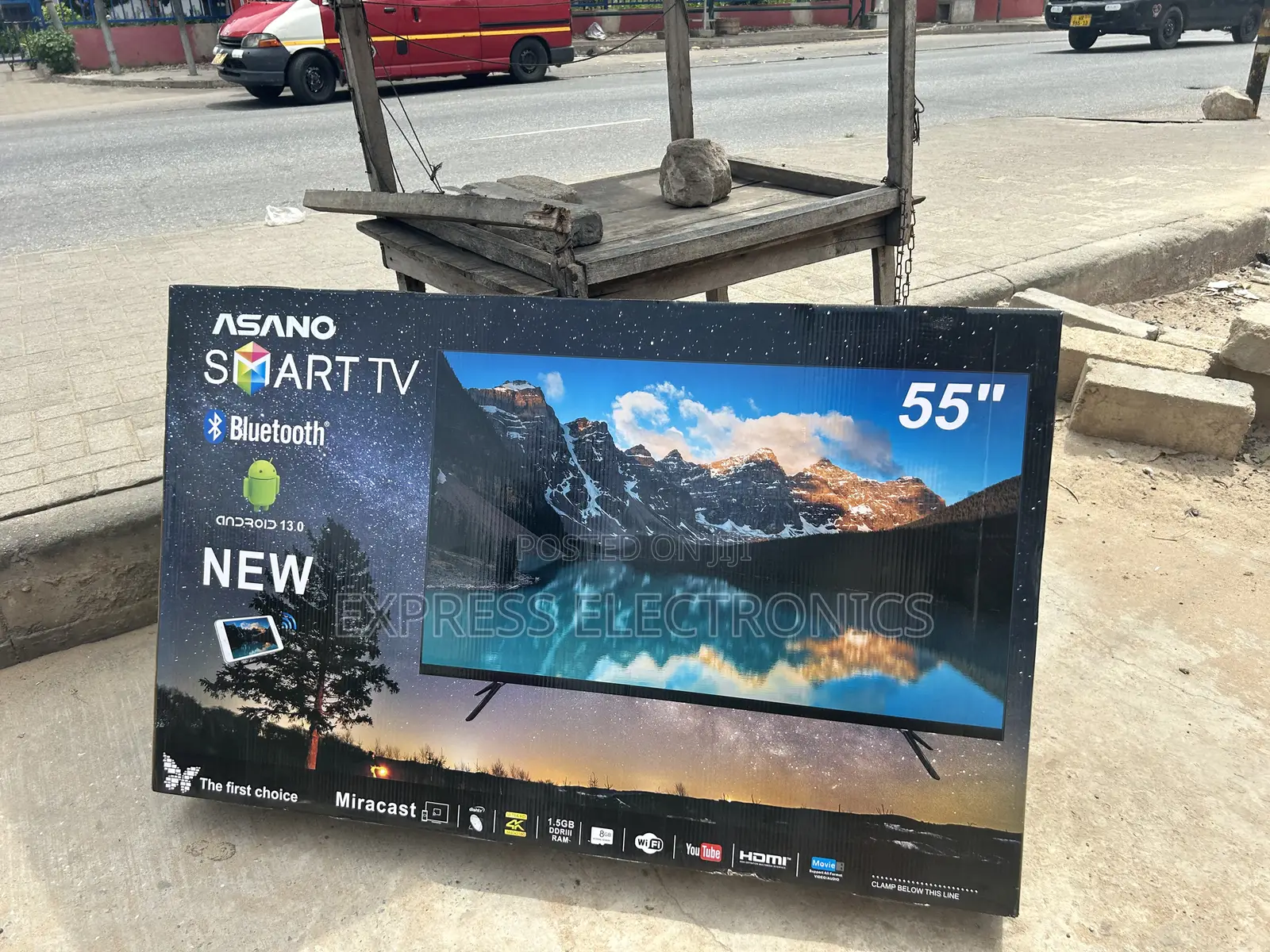Highly Recommended 55”Uhd Smart Asano Tv