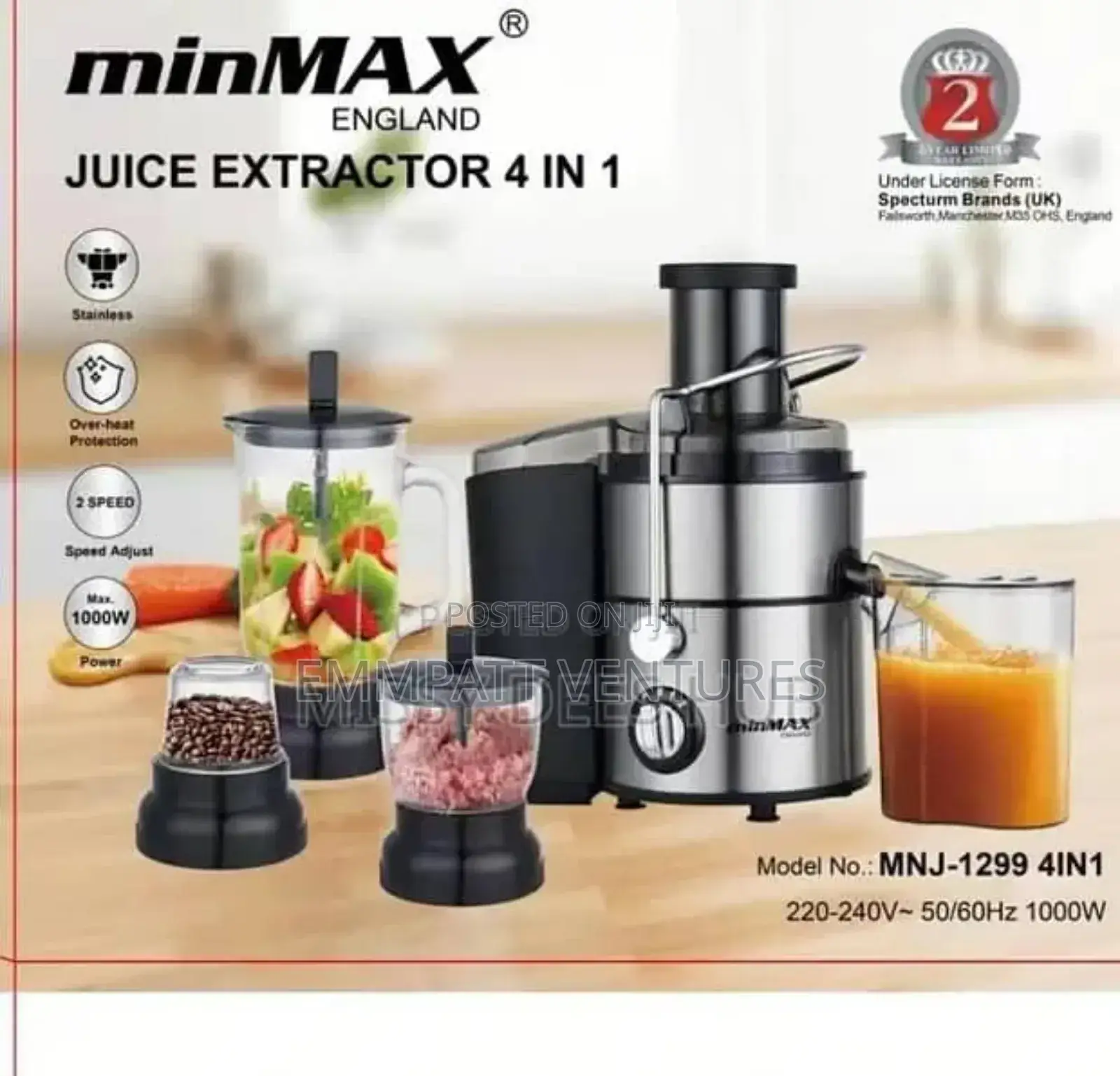 Minimax Juice Extractor 4 in 1