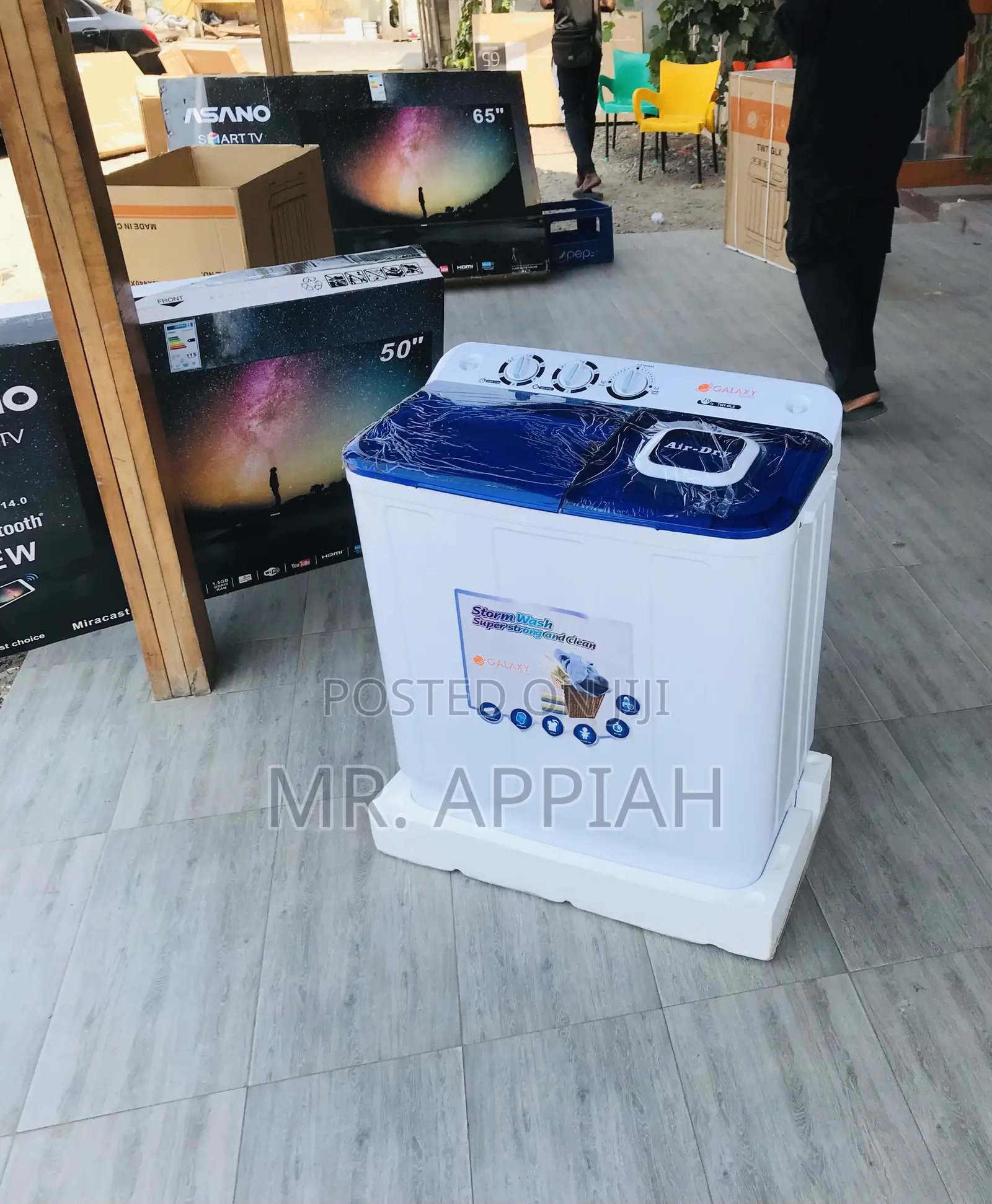 Laundry Made Easy With Galaxy 7kg Top Load Washing Machine.