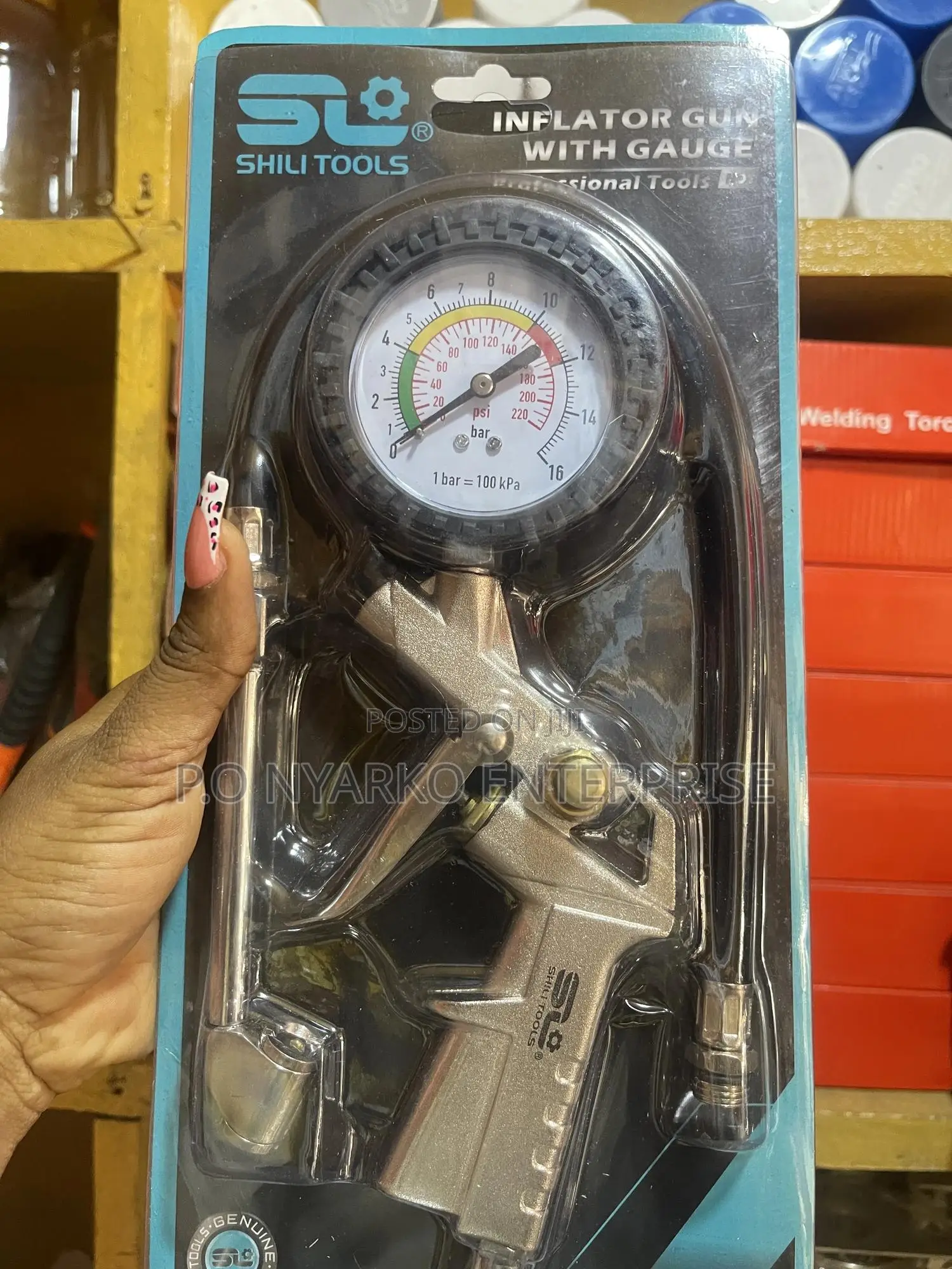 Inflator Gun With Gauge