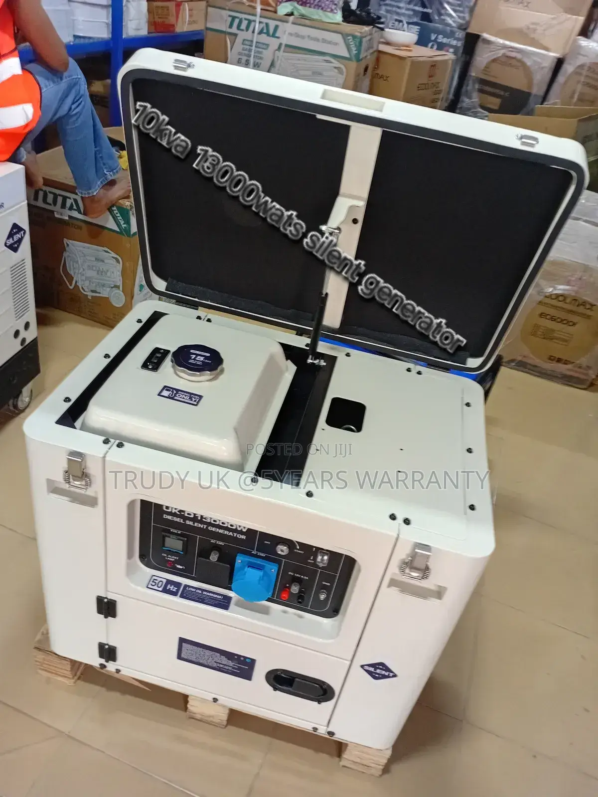 Service Support 10kva 13000wats Silent Diesel Generator UK