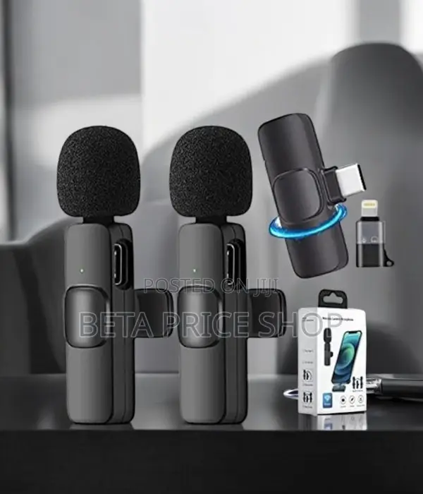 2 in 1 Wireless Microphone for Android and iPhone