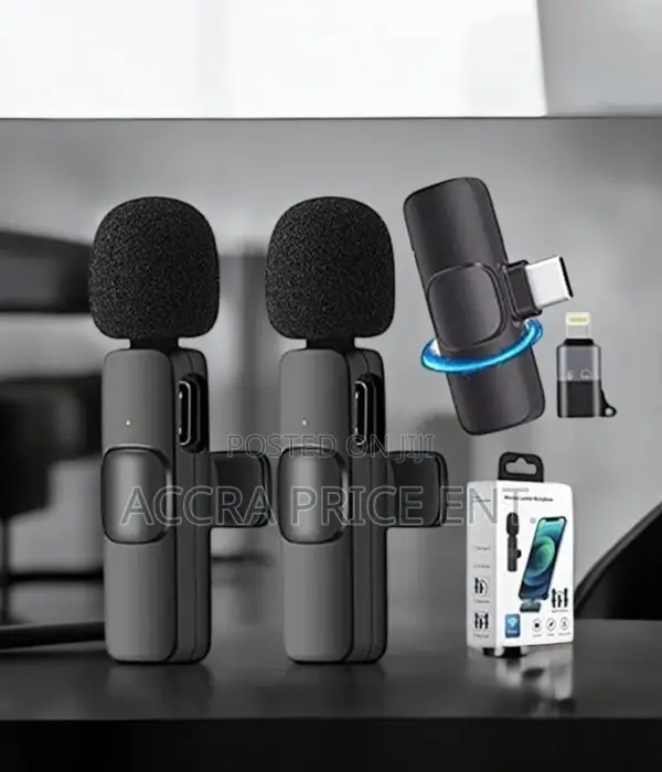 2 in 1 Wireless Microphone for Android and iPhone
