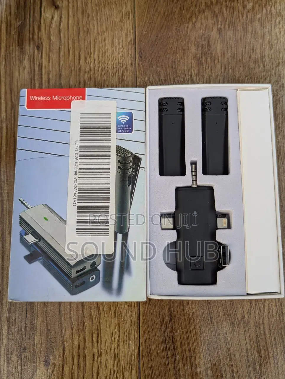 Wireless Lavalier Microphone 3in1 Receiver For Ios, Android