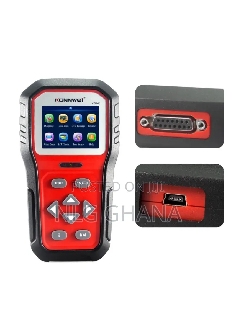 OBDII Engine Fault Code Reader Erase/Reset Codes Diagnostic