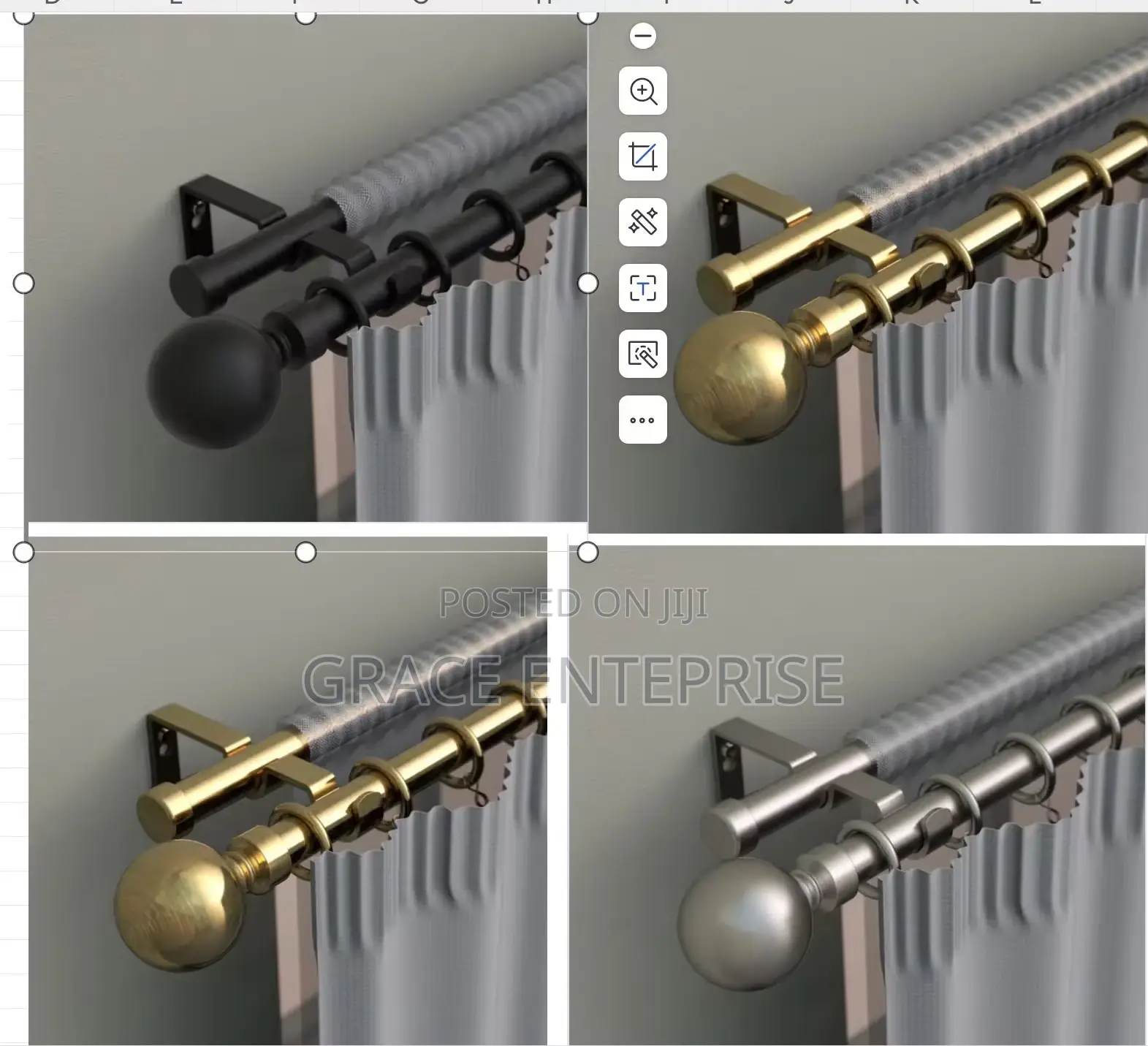 Long Lasting and Quality Double Rod for Curtains and Voile