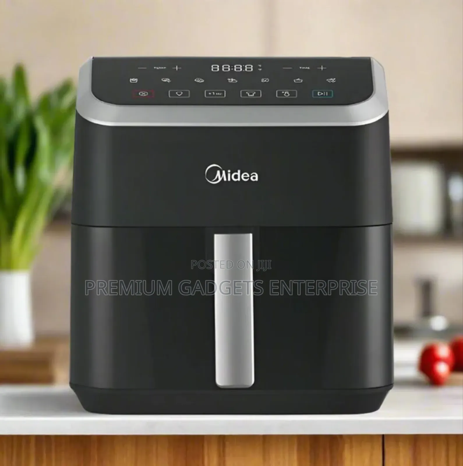 Midea 7ltr Non-Stick Safe Basket 1600w Air Fryer Mf-Cy70k