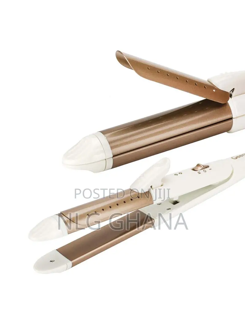 30W 2-in-1 Portable Hair Straightener And Curling Iron With