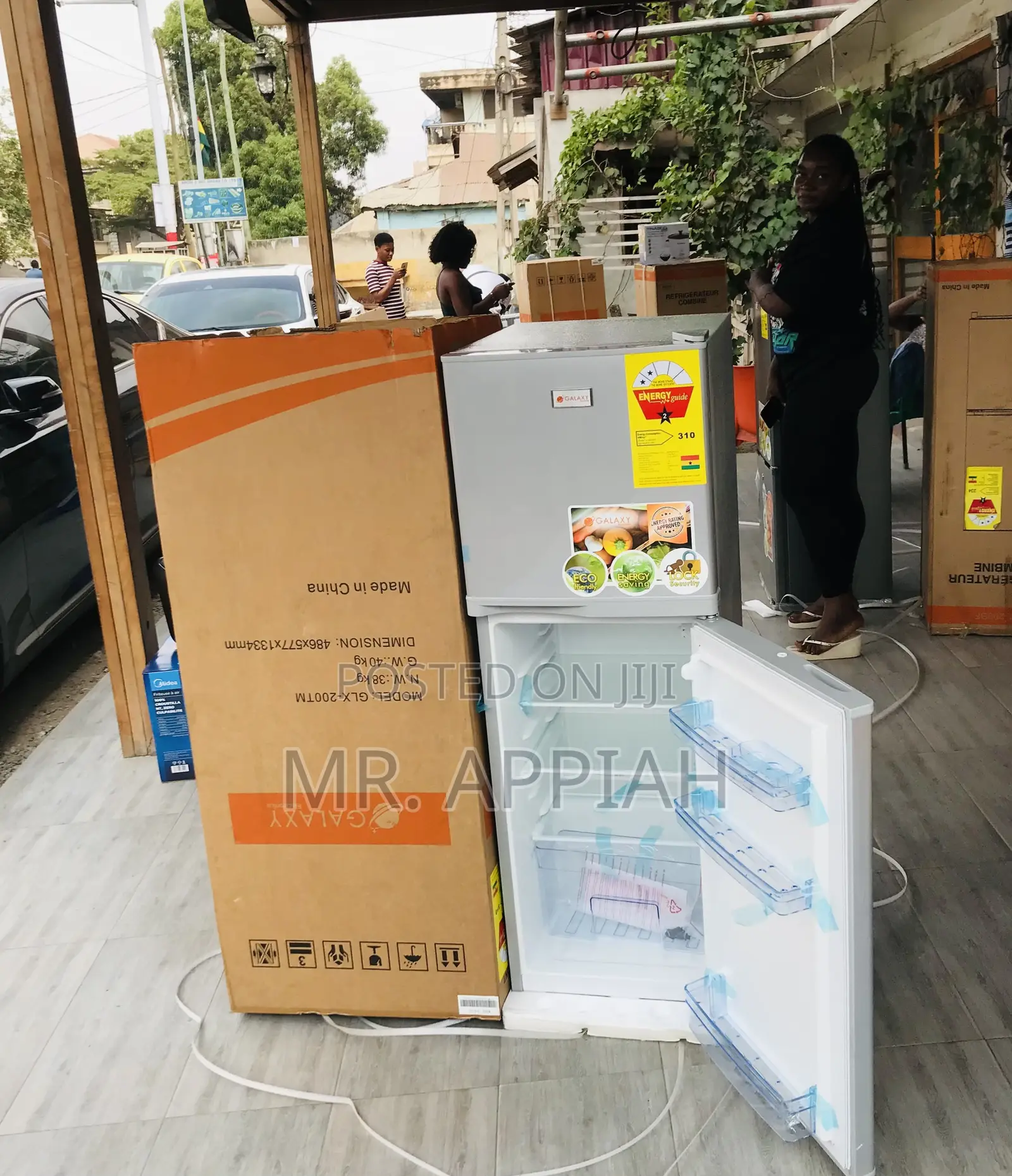 Fast Cooling Galaxy Double Door(200tm)Refrigerator.