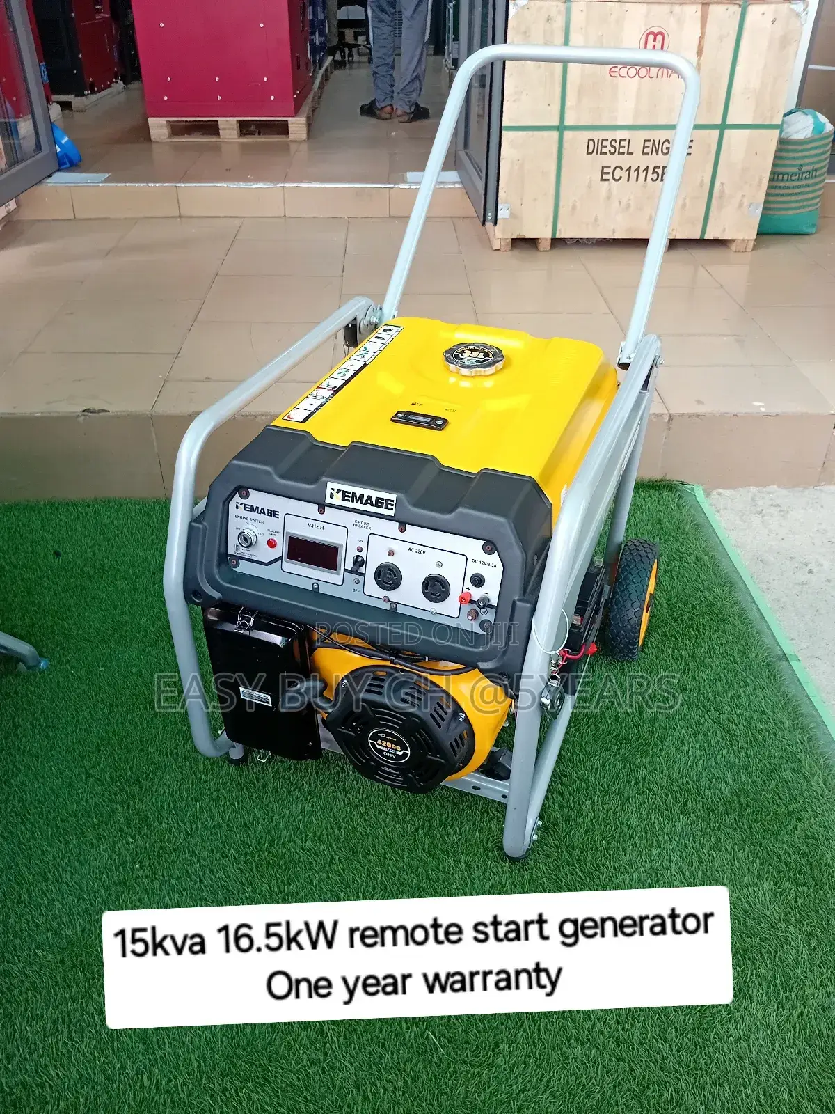 Kemage Petrol Generator 15kva 16500watt Neatly Packed