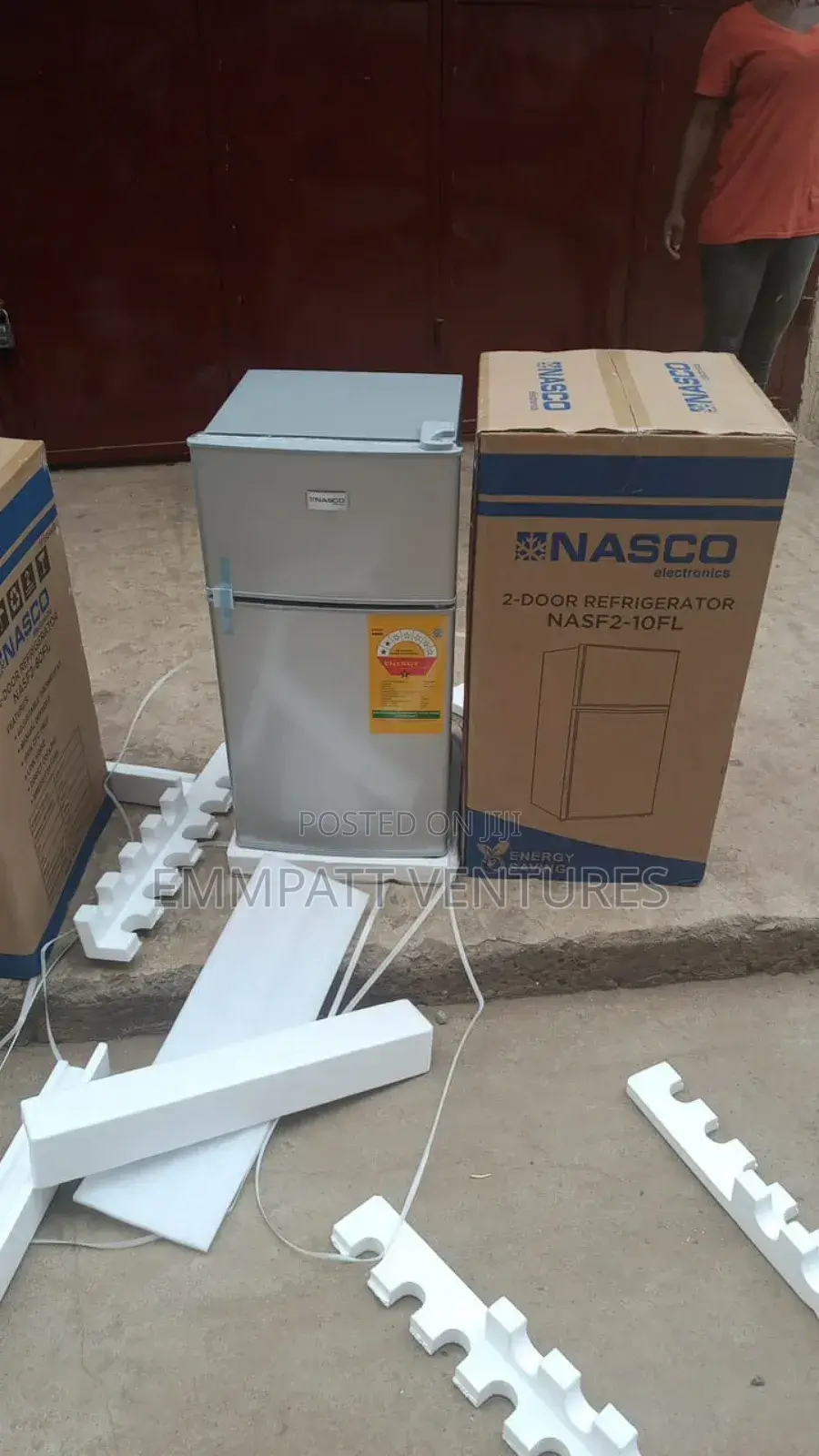 Nasco Table Top Double Door Fridge