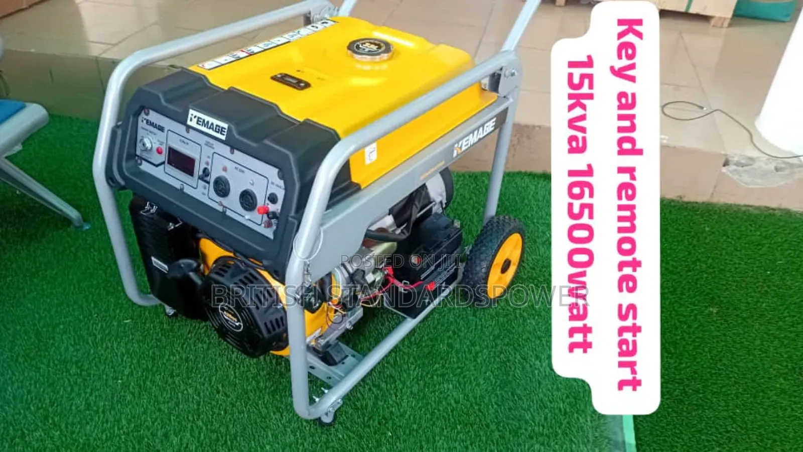 Key and Remote 15kva 16500watt Generator Petrol Generator