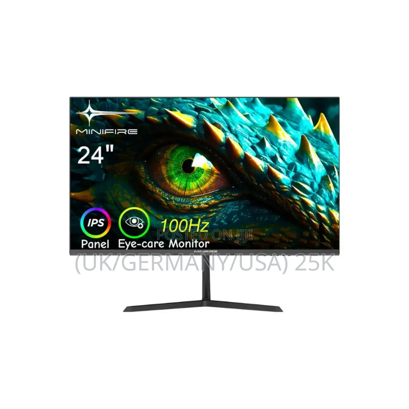 Minifire 24′′ Full Hd Ips Monitor 100 Hz 1 Ms, Adaptive-sync, Eye-care